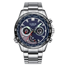 Load image into Gallery viewer, LIGE Men Watch