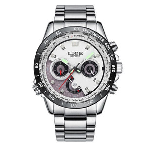 LIGE Quartz Luminous Men Watch