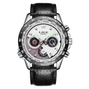 LIGE Quartz Luminous Men Watch